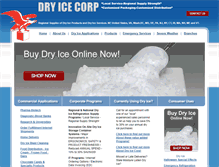Tablet Screenshot of dryicecorp.com